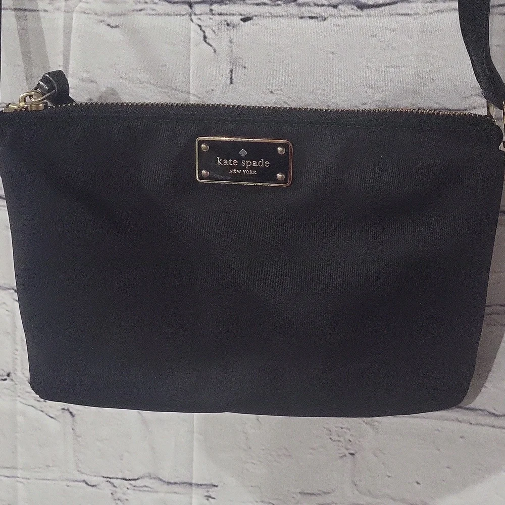 Kate Spade Black Nylon Crossbody Bag
